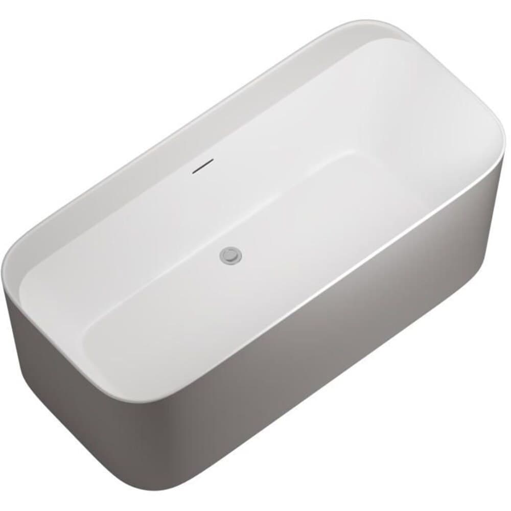 Ванна акриловая Allen Brau Infinity 170х80 см отдельностоящая с ножками (2.21001.21/PGM)