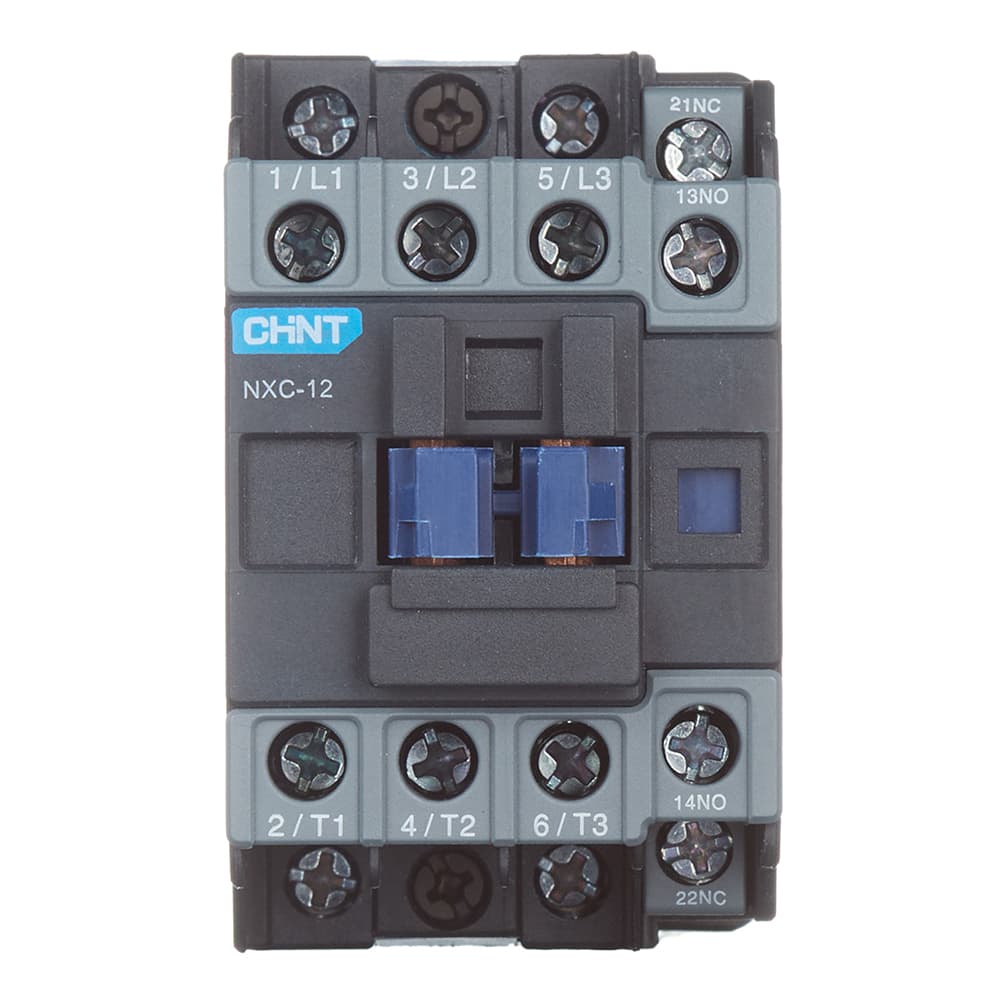 Контактор модульный Chint NXC-12 220 В 12 А тип AC 1НО+1НЗ (836712)