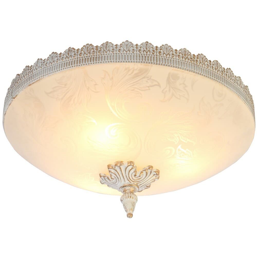 Светильник Arte Lamp Crown E27 180 Вт 12 кв.м бело-золотой IP20 (A4541PL-3WG)