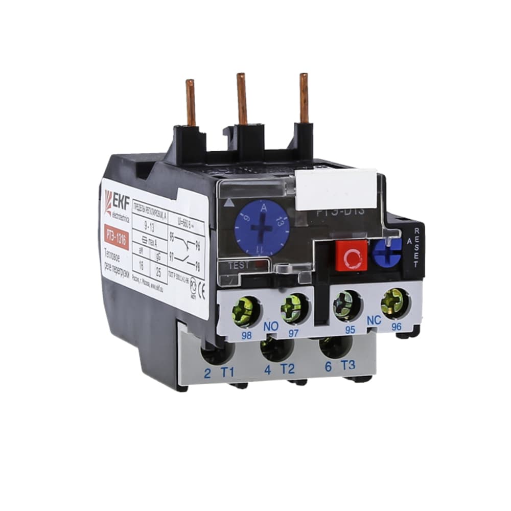 Реле тепловое EKF РТЭ-1307 660 В 2,5 А тип AC (rel-1307-1.6-2.5)
