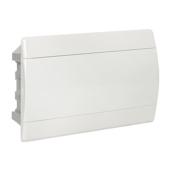 Щит распределительный встраиваемый EKF Basic ЩРВ-П-12 пластиковый IP41 230х395х100 мм 18 модулей непрозрачная дверь (20 шт.) (pb-v-18w-bas)