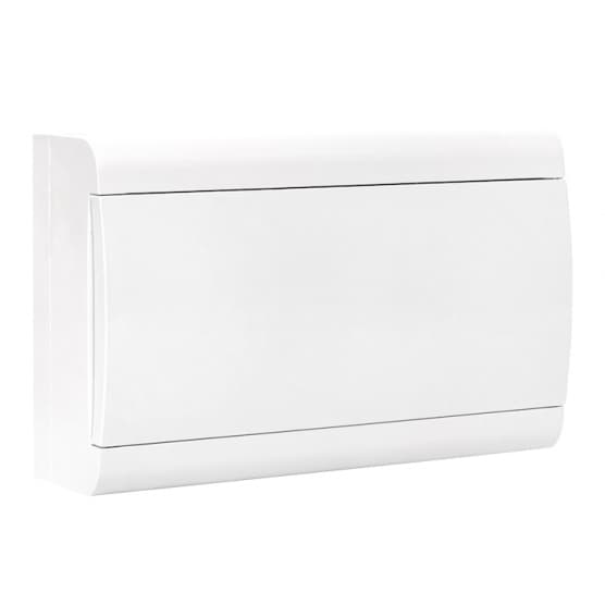 Щит распределительный навесной EKF Basic ЩРН-П-15 пластиковый IP41 197х316х95 мм 15 модулей непрозрачная дверь (20 шт.) (pb-n-15w-bas)