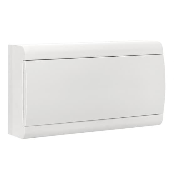 Щит распределительный навесной EKF Basic ЩРН-П-18 пластиковый IP41 197х369х95 мм 18 модулей непрозрачная дверь (20 шт.) (pb-n-18w-bas)