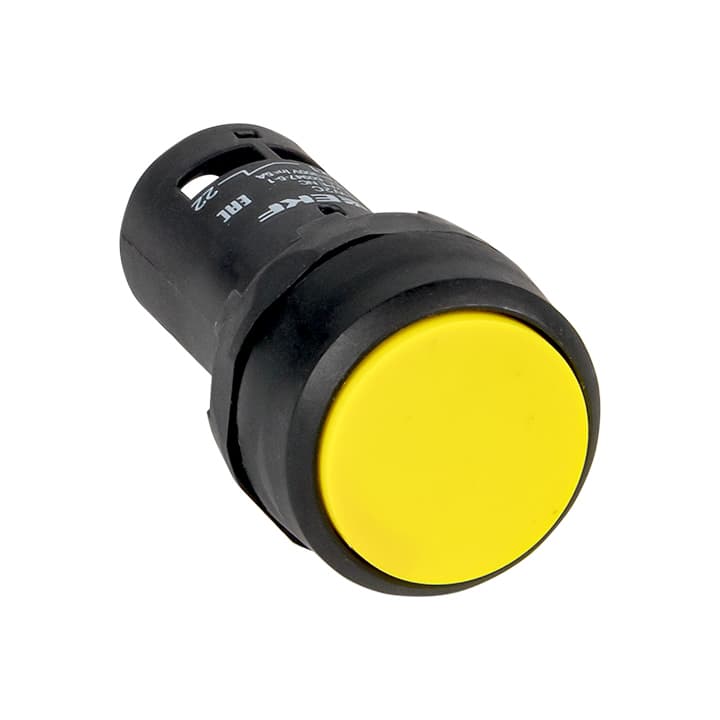 Кнопка возвратная EKF PROxima SW2C-11 230 В IP54 желтая (sw2c-11s-y)