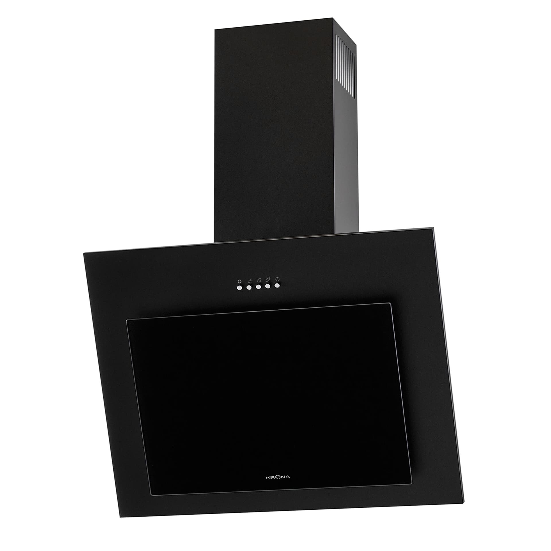 Кухонная вытяжка наклонная Krona Fiona 600 Black PB 60 см черная