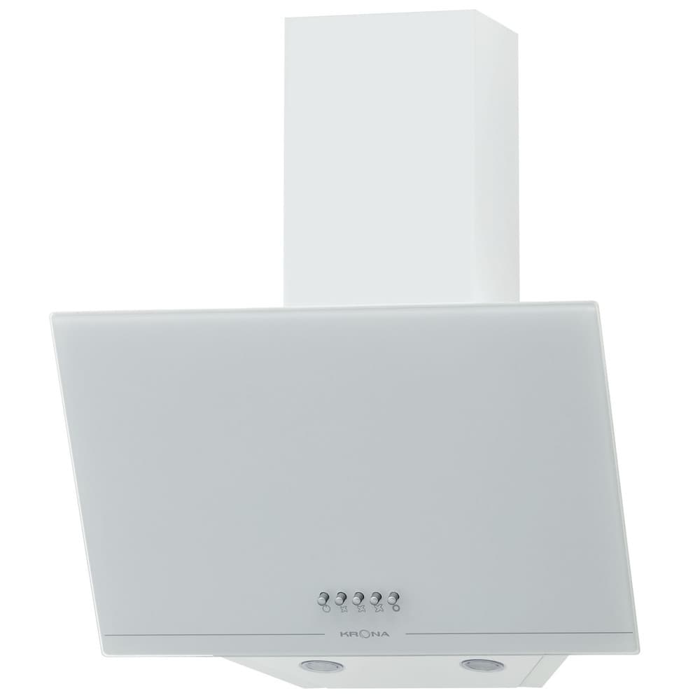 Кухонная вытяжка наклонная Krona Jina 500 White PB V2 49,5 см белая