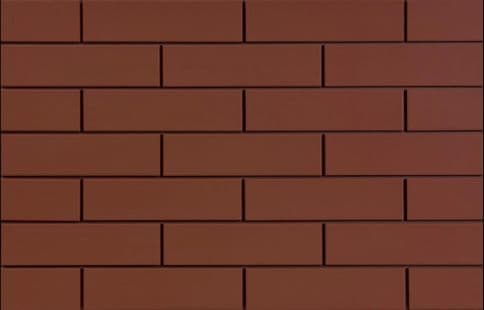 Клинкерная плитка для фасада Cerrad Elewacja gladka (32 шт.= 0,5 кв.м) красная 245х65х6,5 мм