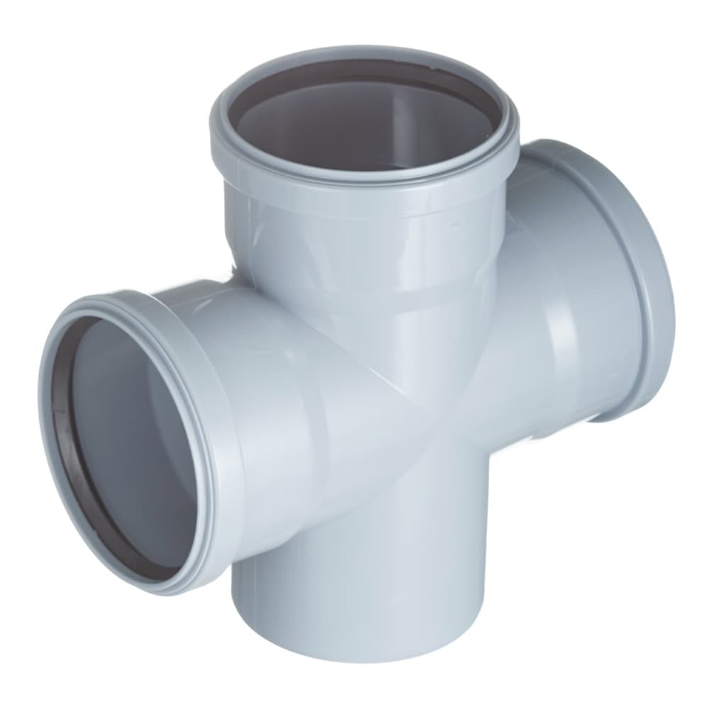 Крестовина VALFEX 110/110/110x87.5, внутренняя канализация 27211110