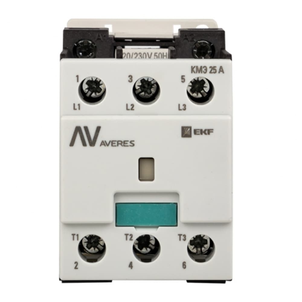 Контактор малогабаритный EKF Averes КМЭ 400 В 25 А тип AC (ctr-s-25-00-400-av)