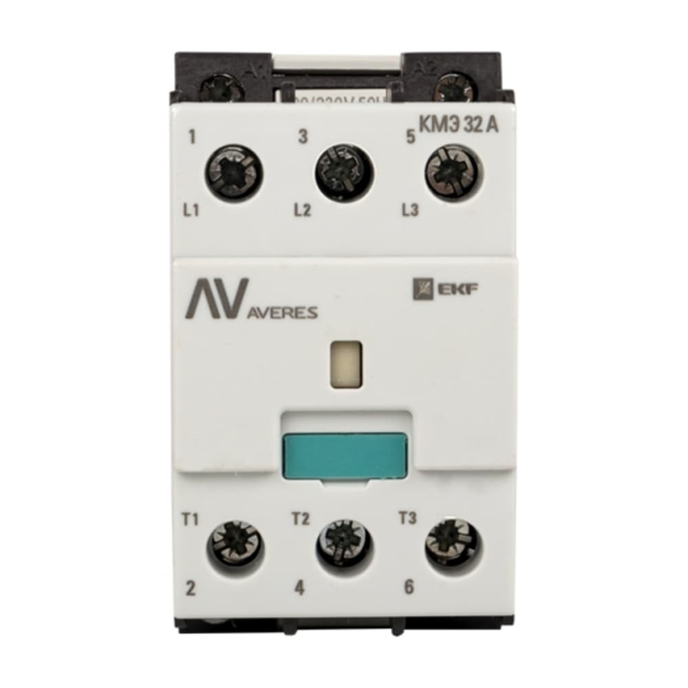 Контактор малогабаритный EKF Averes КМЭ 400 В 32 А тип AC (ctr-s-32-00-400-av)