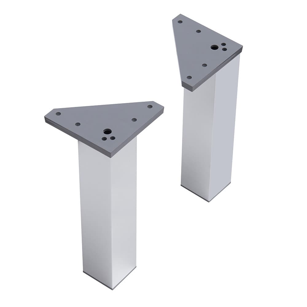 Ножки для тумбы Aquaton Сканди 20 см серебро (2 шт.) (1A222703SI000)