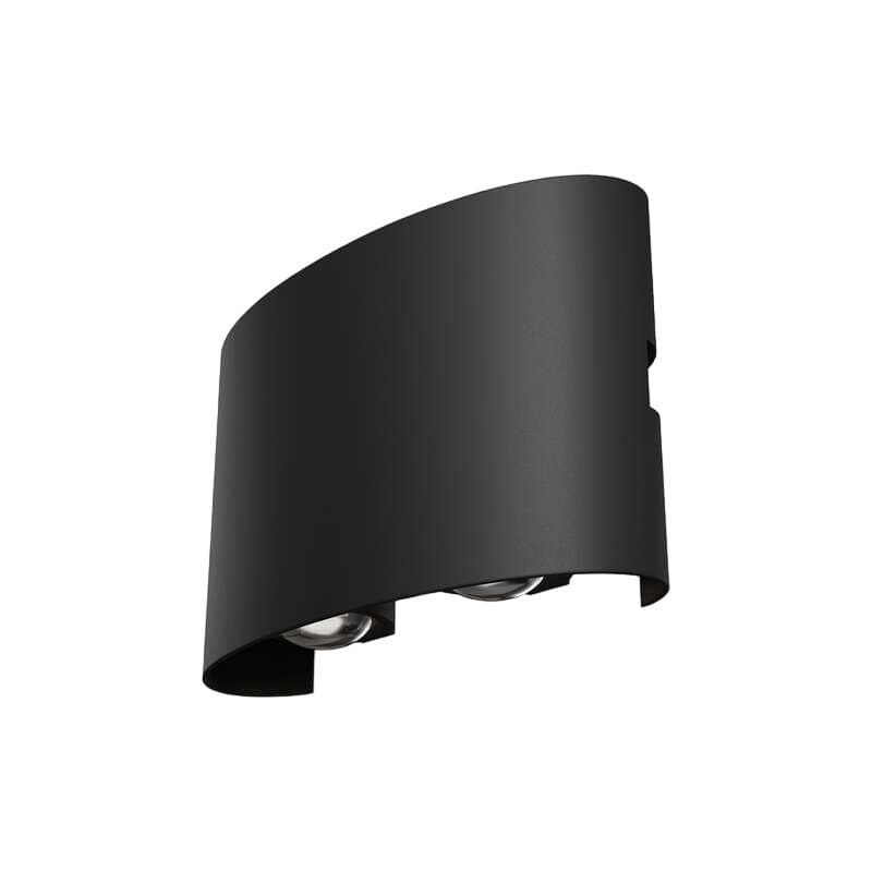 Светильник светодиодный фасадный настенный Outdoor Strato черный 3000К 4 Вт IP54 (O417WL-L4B3K)