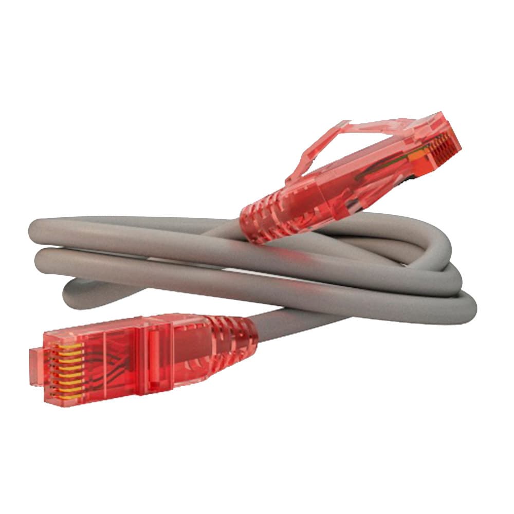 Патч-корд компьютерный Hyperline RJ45 CAT5е (1 м) серый (42270)