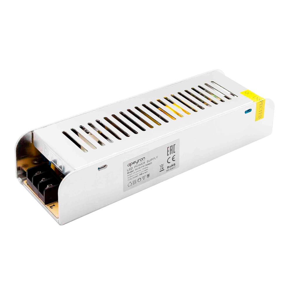 Блок питания для светодиодной ленты Apeyron 220/12 В 150 Вт IP20 (03-50)
