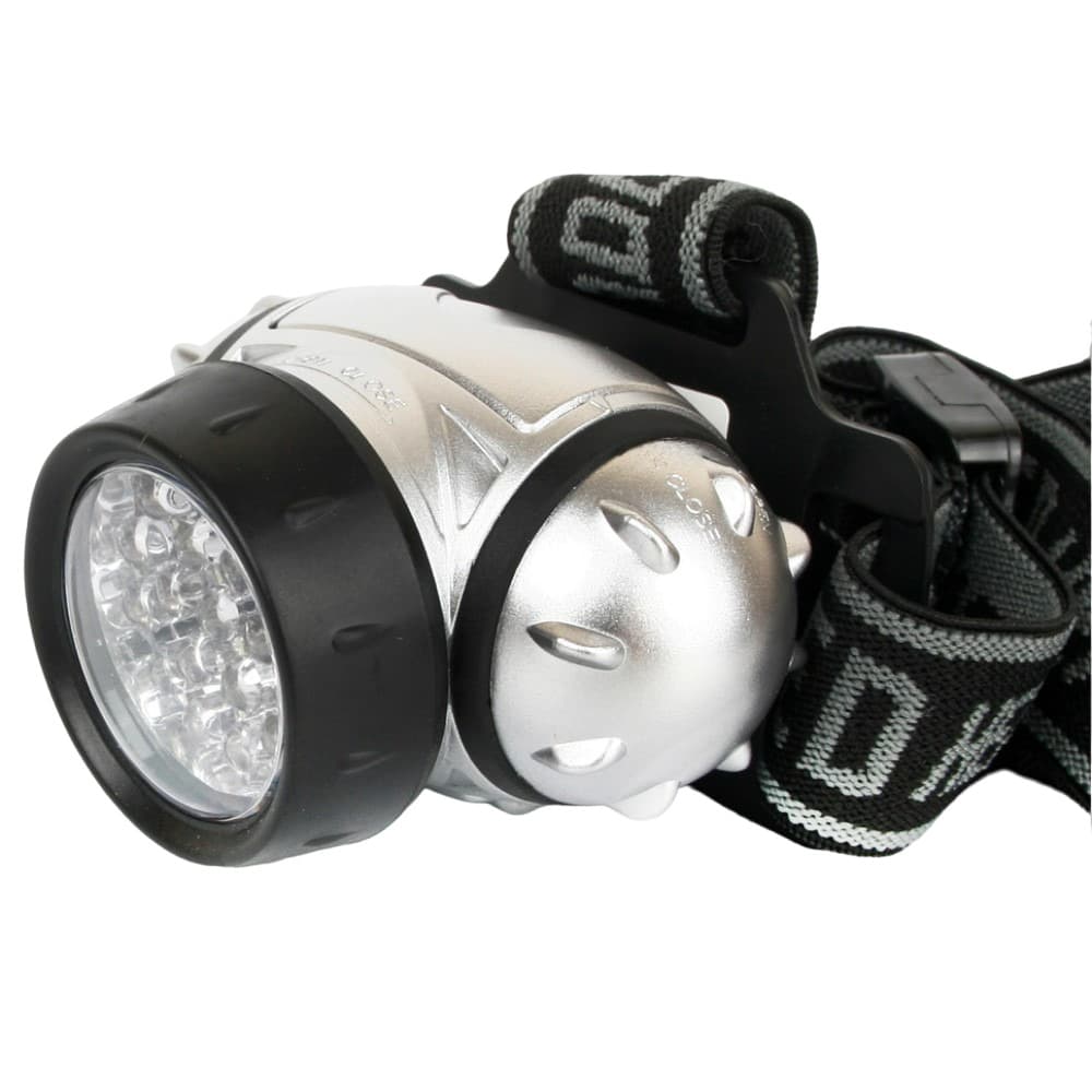 Фонарь налобный Ultraflash LED5353 светодиодный 19 LED 1 Вт на батарейках ААА пластик 4 режима (LED5353)