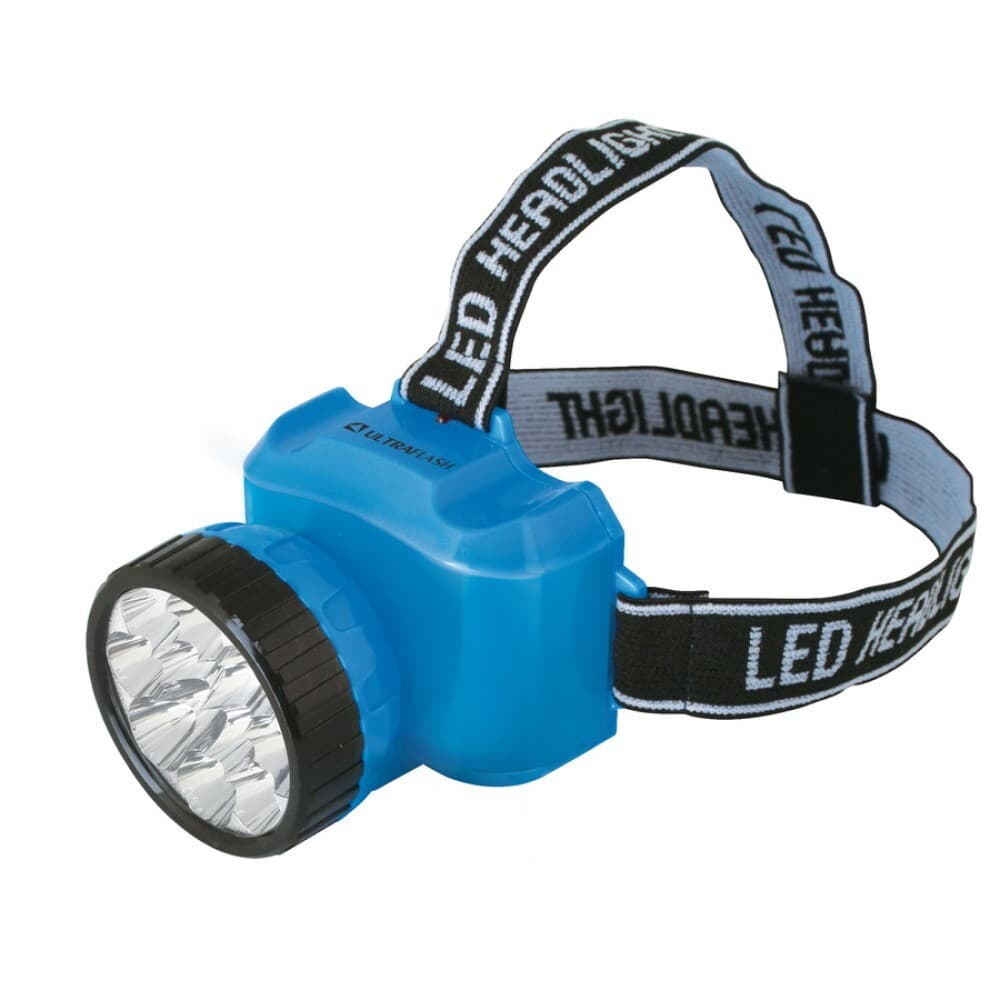 Фонарь налобный Ultraflash LED5361 светодиодный 12 LED 1,2 Вт аккумуляторный SLA 500 мАч пластик 2 режима (LED5361)