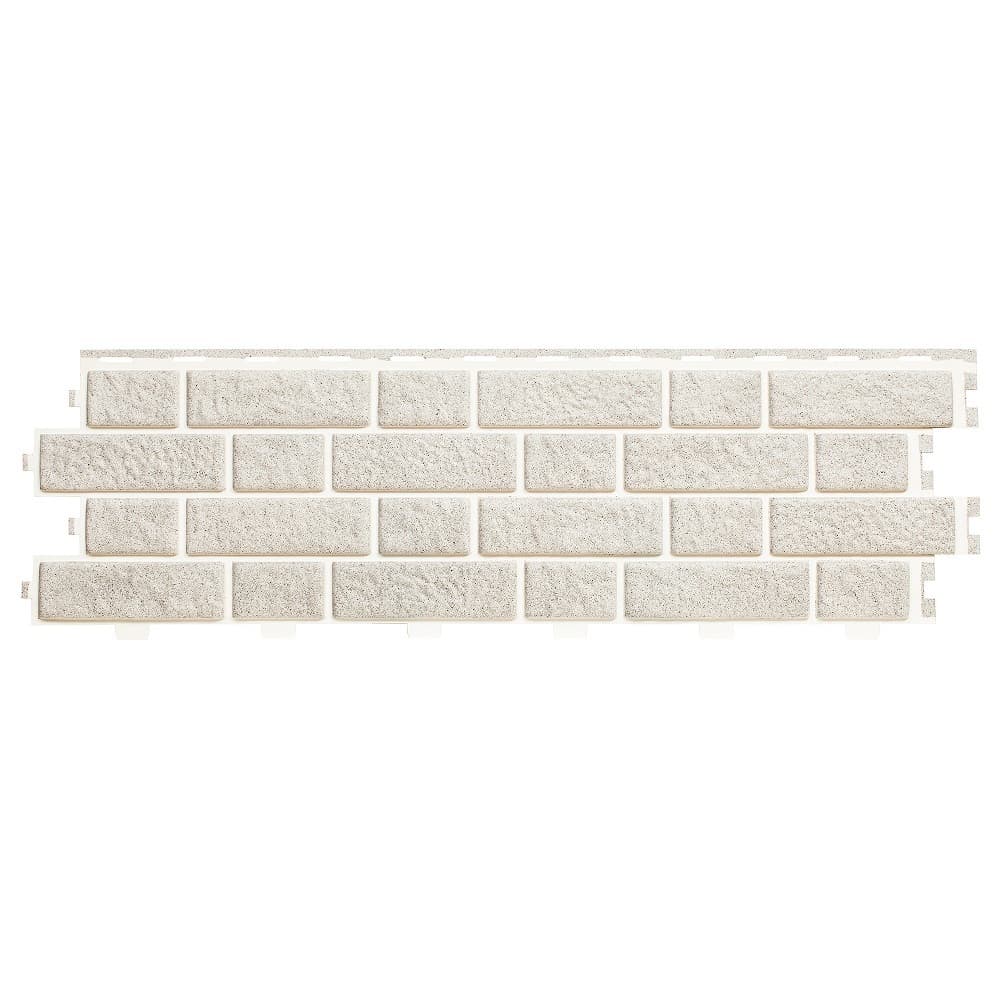 Панель фасадная Tecos Brickwork 1140х350 мм серый меланж