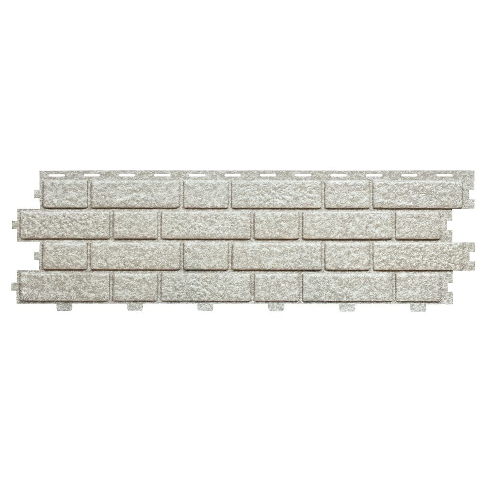 Панель фасадная Tecos Brickwork 1140х350 мм сильвер