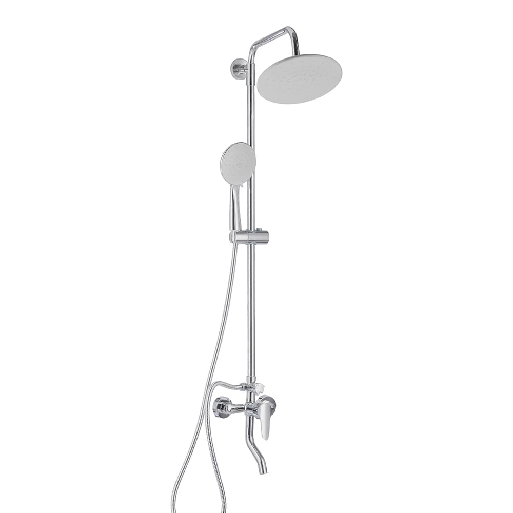 Душевая система Mist с верхним душем с лейкой с изливом хром (HB 5519308C-01-81)