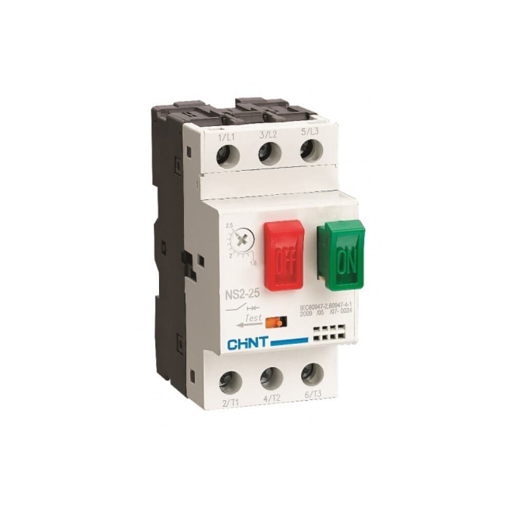 Пускатель Chint NS2-25 (495081) 3P 10А 100 кА 230 В на монтажную плату