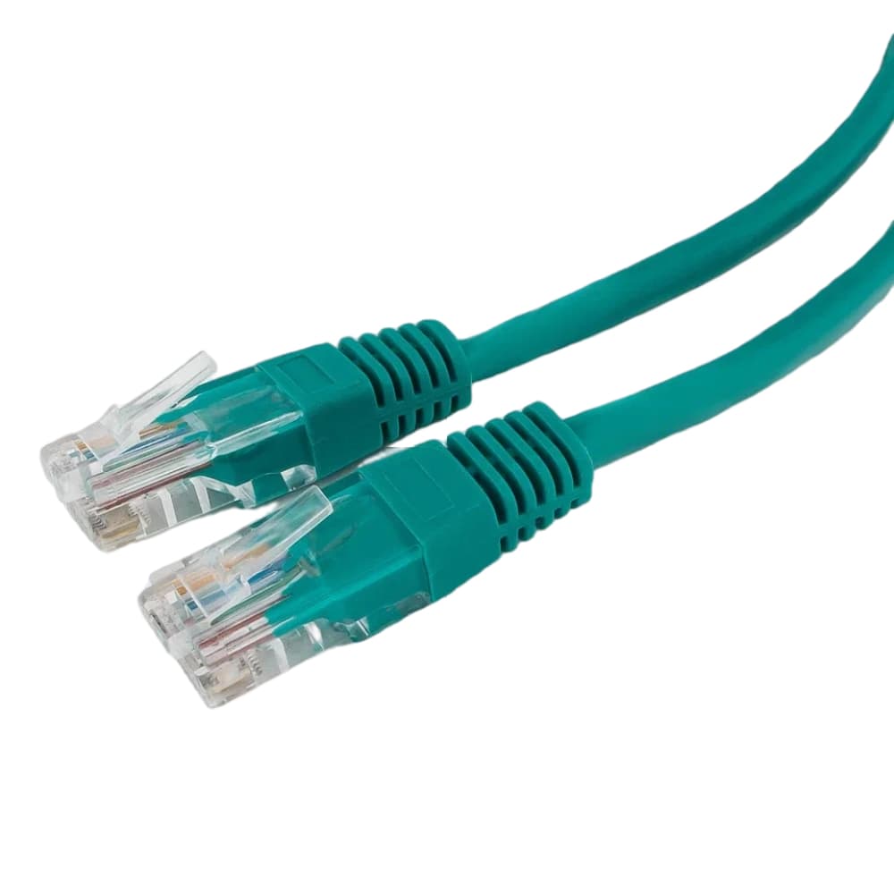 Патч-корд компьютерный UTP CAT5e 4х2х0,511 мм PVC Ripo зеленый (1 м) - 1