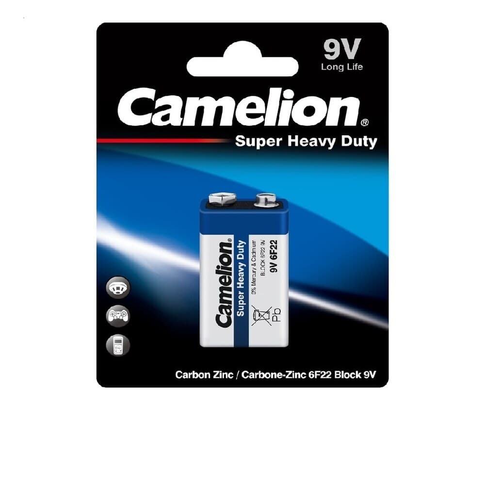 Батарейка Camelion Blue BL-1 (6F22-BP1B) крона 6F22 1,5 В (1 шт.)
