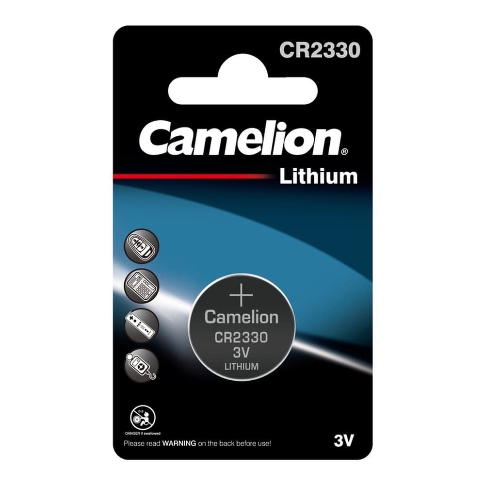 Батарейка Camelion BL-1 (CR2330-BP1) таблетка CR2330 3 В (1 шт.)