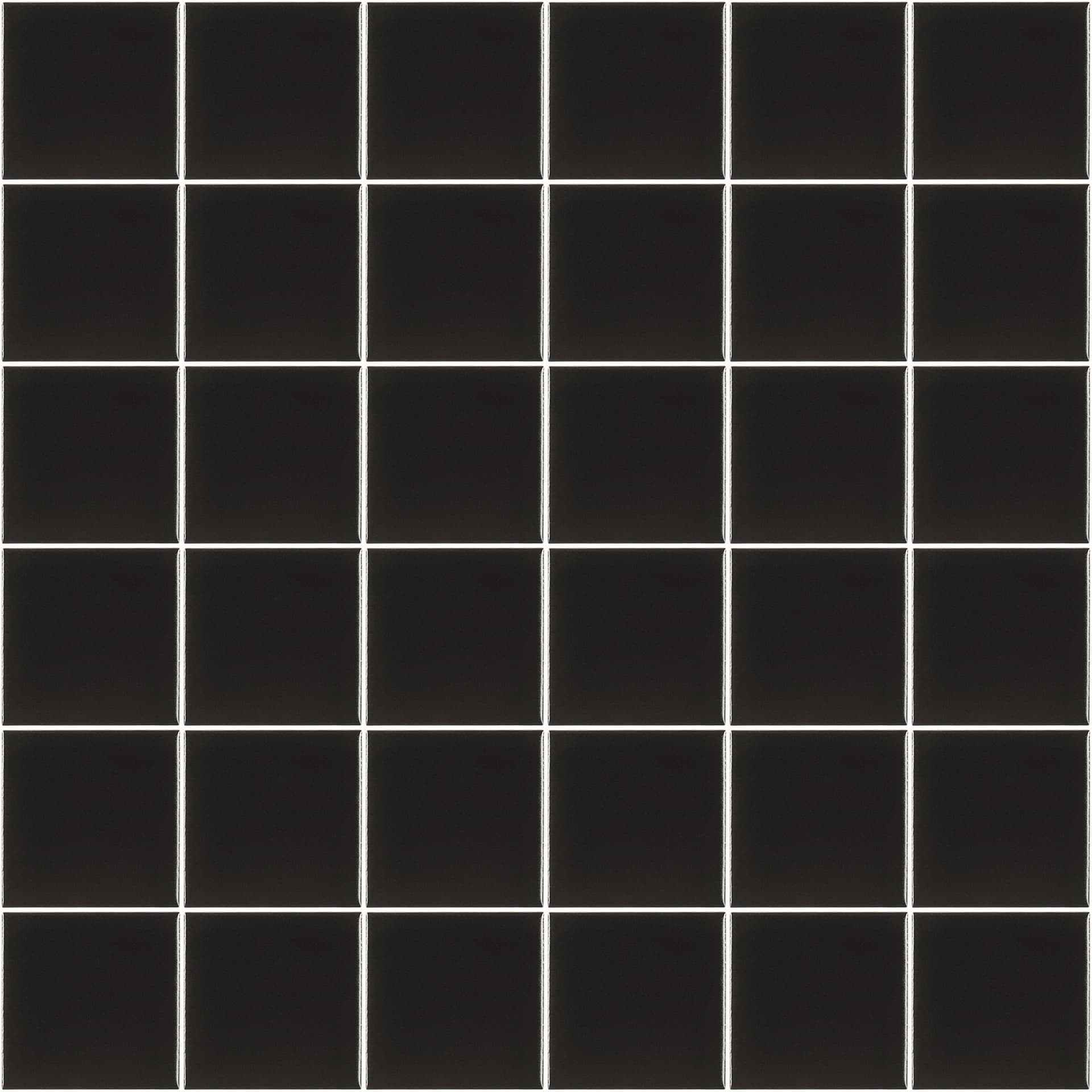 Мозаика Starmosaic черная керамическая 306х306х6 мм матовая