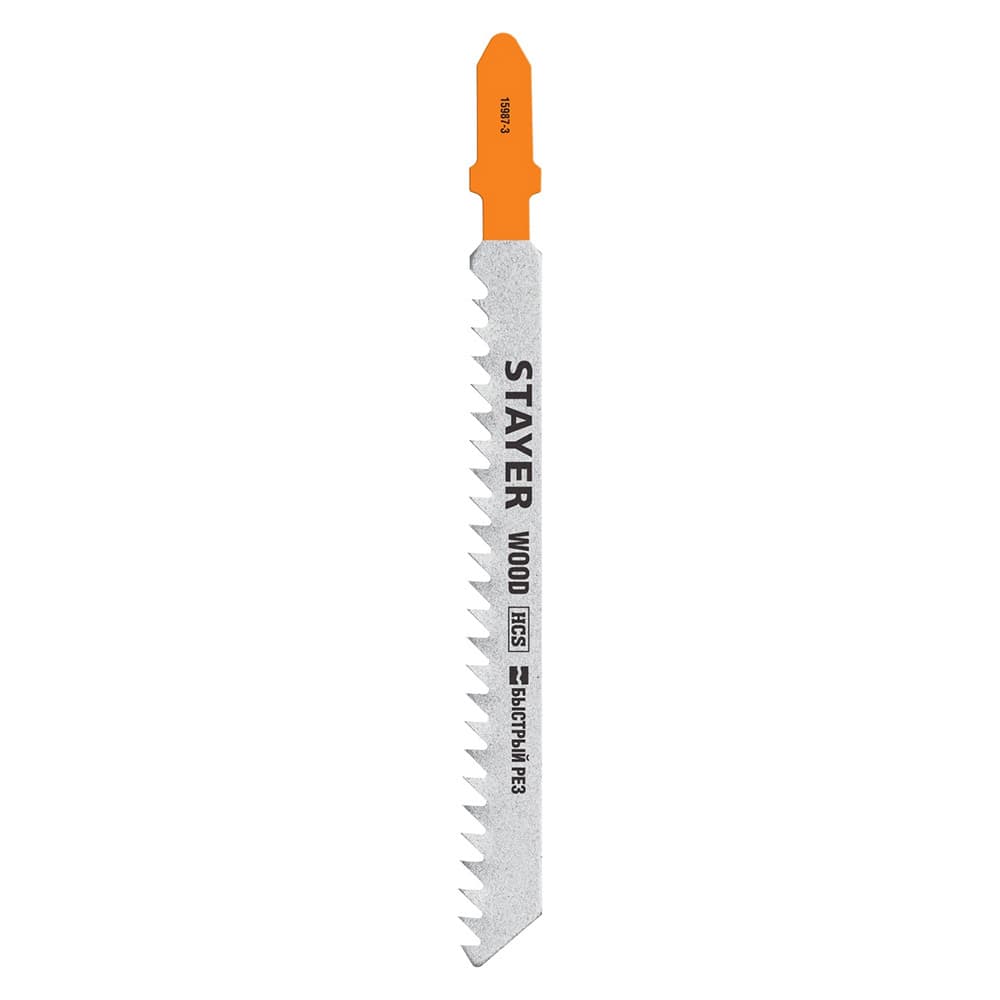 Пилки для лобзика Stayer T111C по дереву L75 мм прямой рез (2 шт.) (15987-3_z02)