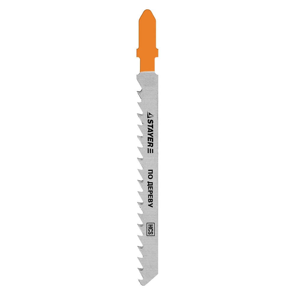 Пилки для лобзика Stayer T101D по дереву L75 мм прямой рез (2 шт.) (15990-4_z02)
