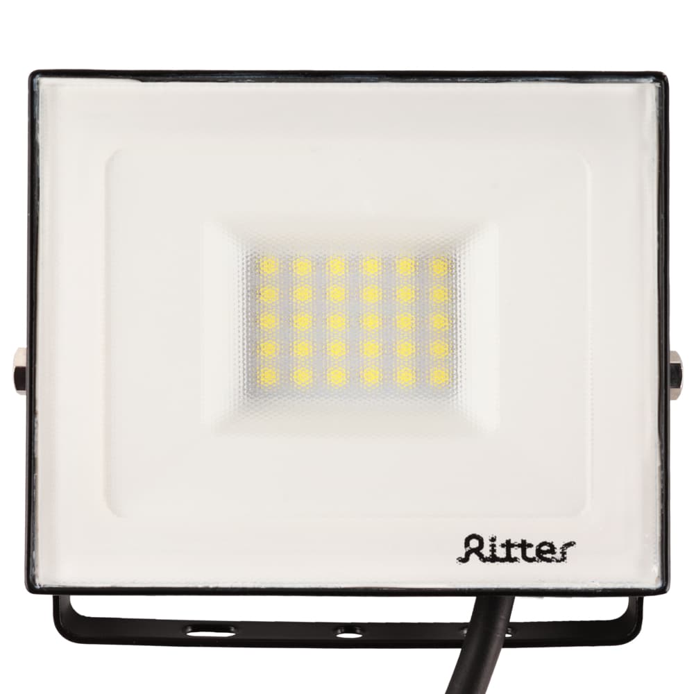 Прожектор светодиодный Ritter Profi 6500K 30 Вт IP65 черный