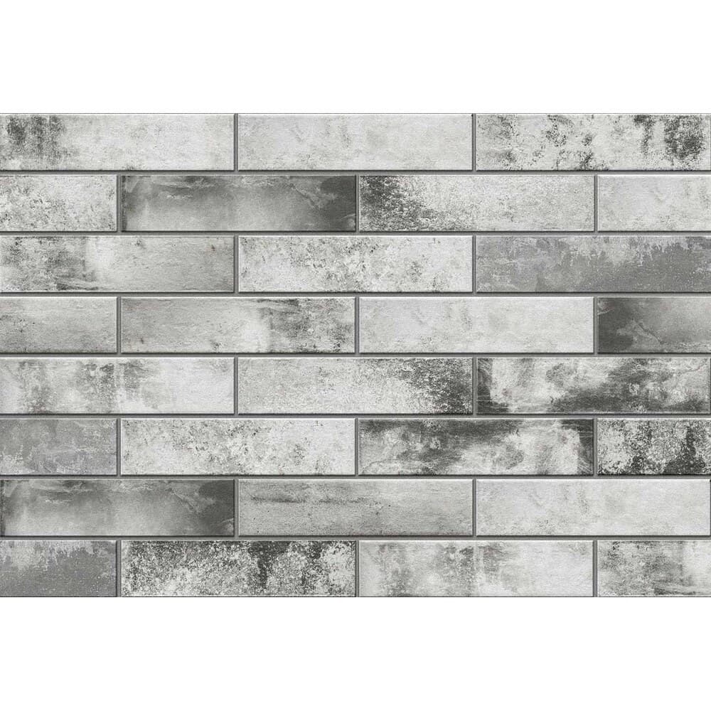 Клинкерная плитка для фасада Cerrad Piatto (22 шт.= 0,48 кв.м) серая 300х74х9 мм