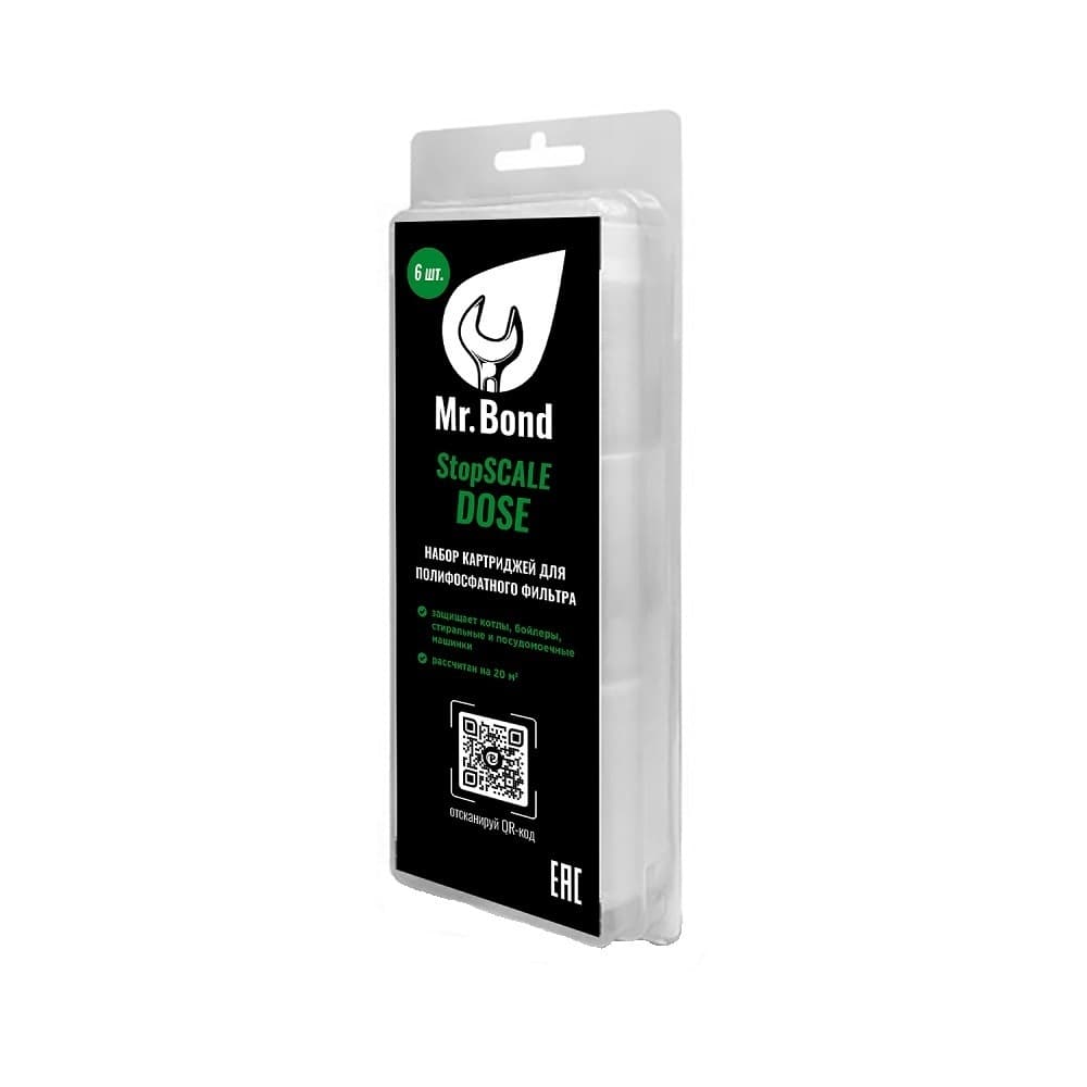 Картридж Mr.Bond StopScale Dose для полифосфатного фильтра (6 шт.) (MB505600000SD)
