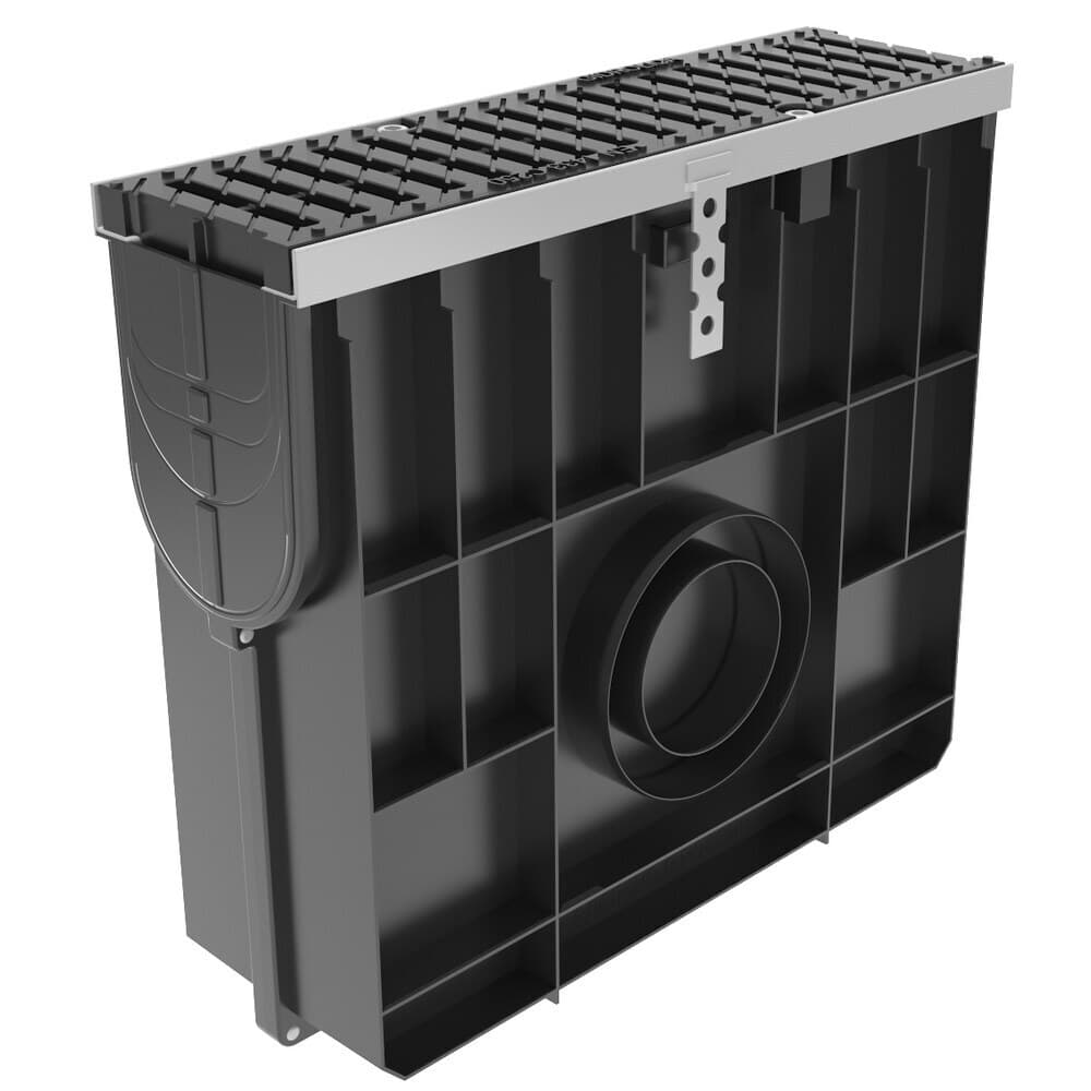 Пескоуловитель Gidrolica Pro DN100 с полиамидной решеткой класса С250 08089pro - 2