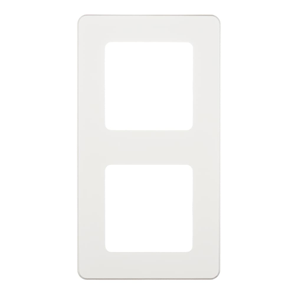 Рамка Legrand Inspiria двухместная белая (673940)