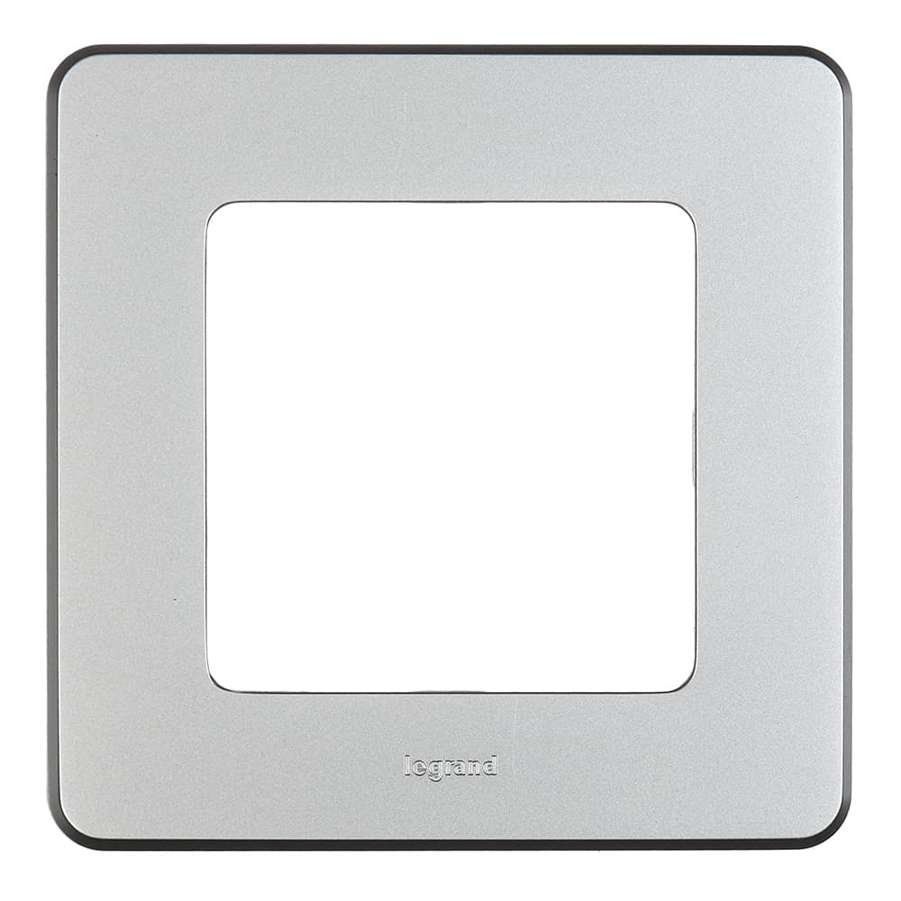 Рамка Legrand Inspiria одноместная алюминий (673932) - 1