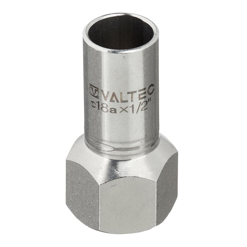 Соединитель Valtec 18 мм х 1/2 ВР(г) нержавеющая сталь (VTi.907.I.001804)
