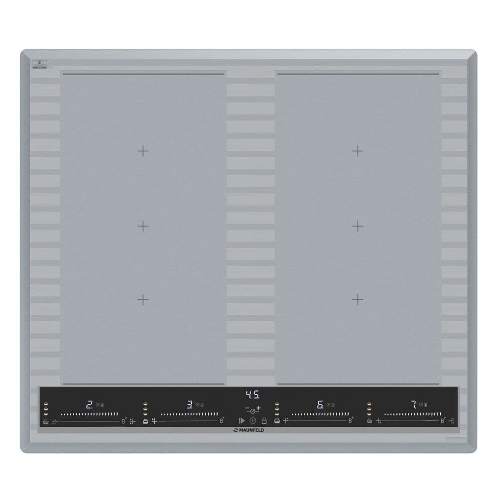 Варочная панель индукционная Maunfeld CVI594SF2MBL Lux 4 конфорки голубая