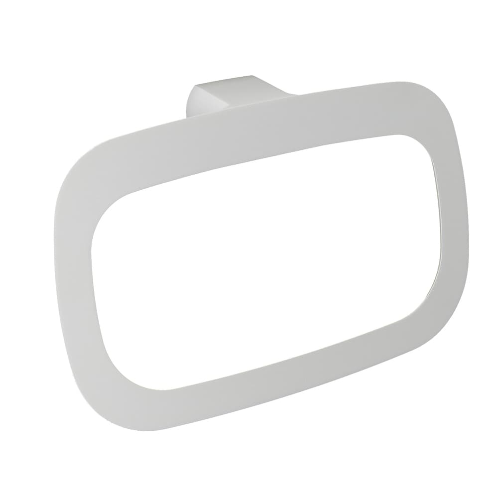 Полотенцедержатель кольцо WasserKraft Kammel K-8300 White d230 мм на шуруп металл белый (K-8360W)