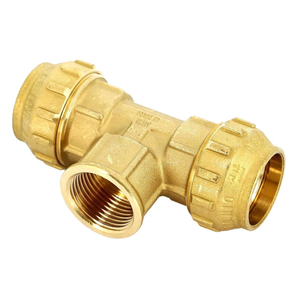 Обжимной тройник Tiemme В, 20х1/2"х20 3400043