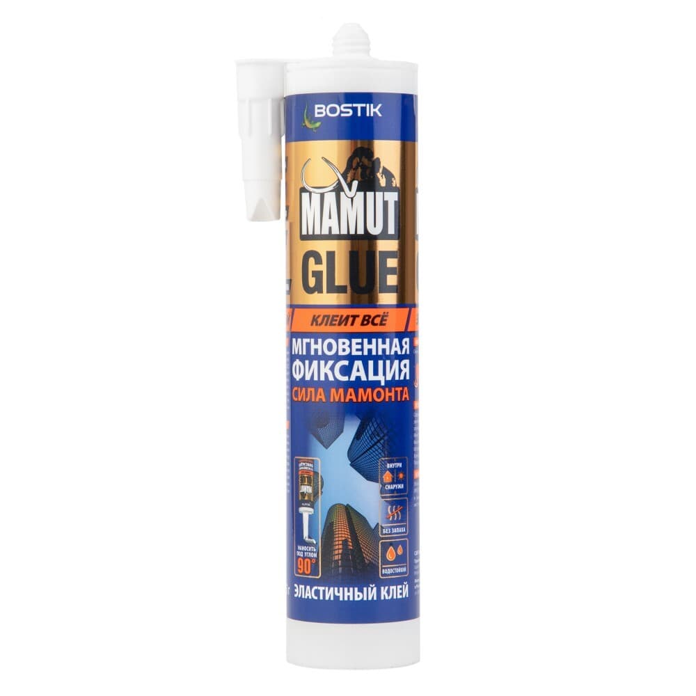 Клей монтажный гибридный Bostik Mamut Glue белый 280 мл
