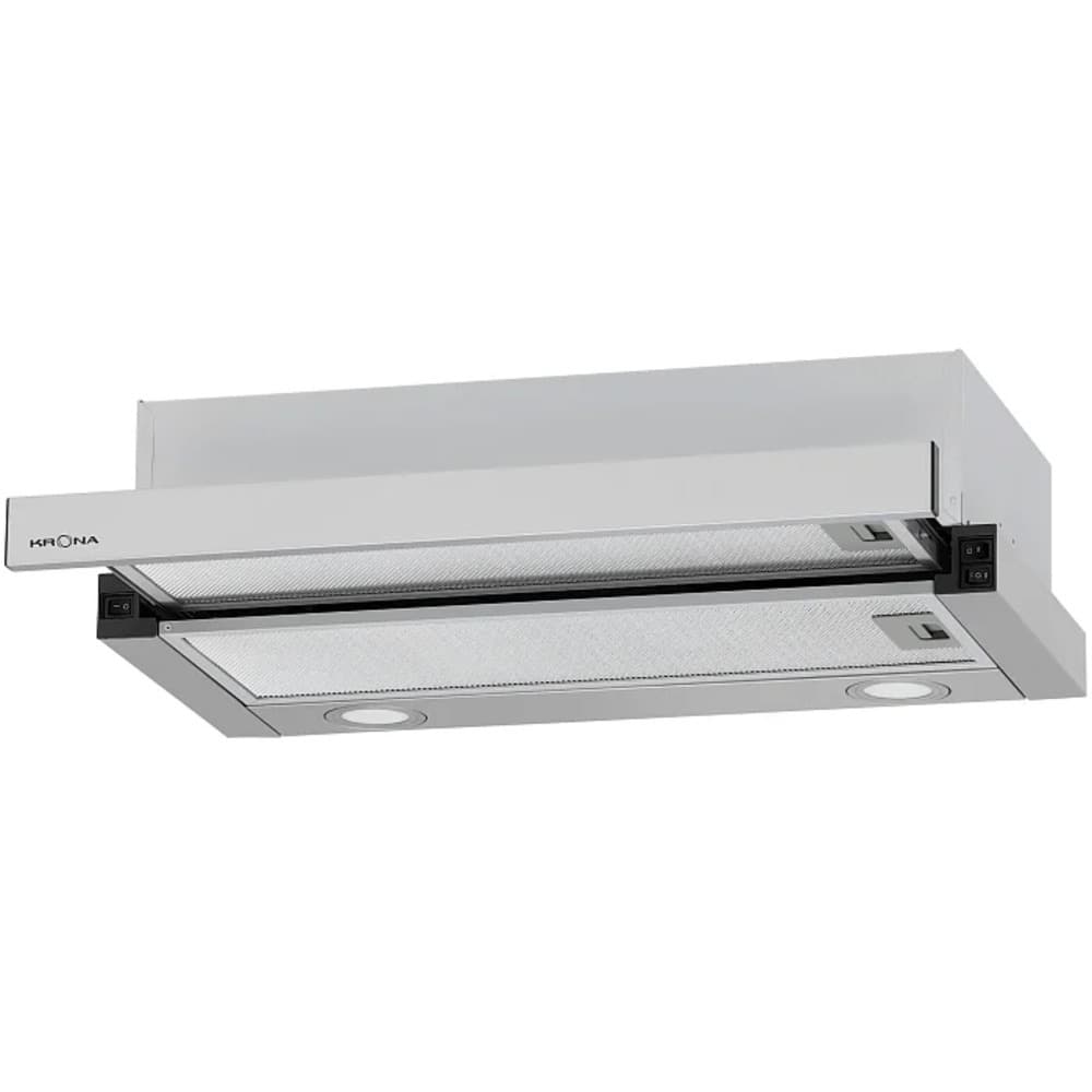 Кухонная вытяжка встраиваемая Krona Kamilla T 600 Inox 60 см нержавеющая сталь