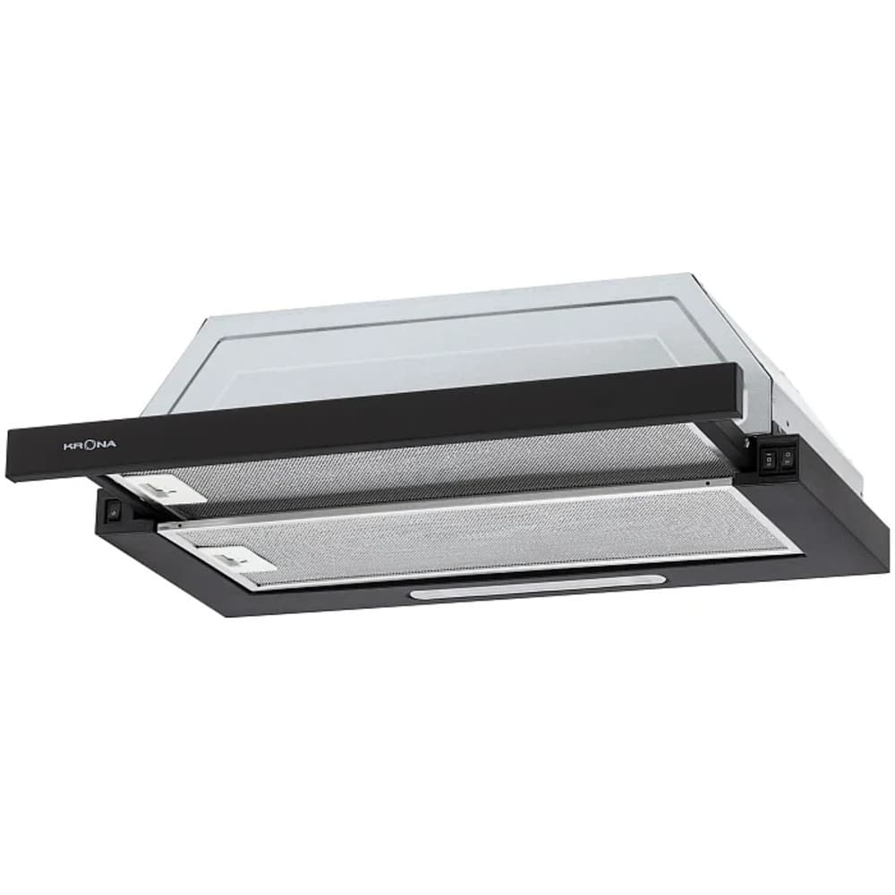 Кухонная вытяжка встраиваемая Krona Kerry 600 Black PB 60 см черная