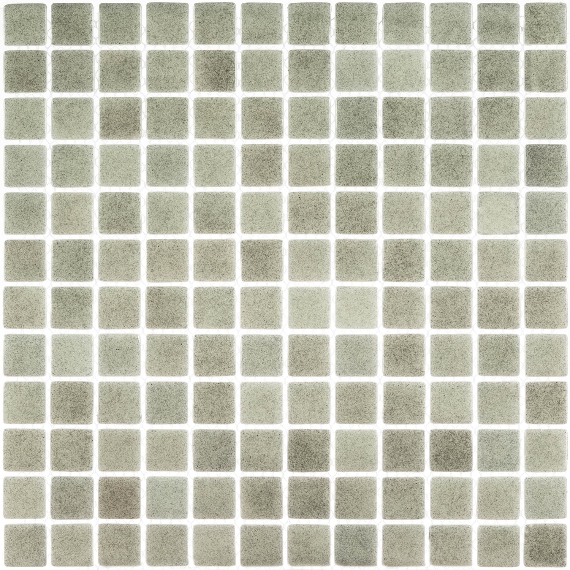 Мозаика Mir Mosaic Natural Steppa светло-серая стеклянная 315х315х5 мм глянцевая