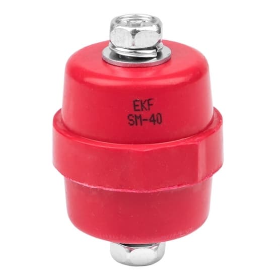 Изолятор EKF PROxima SM-40 IP30 475 А с болтом и шайбой пластиковый красный (10 шт.) (plc-sm-40)