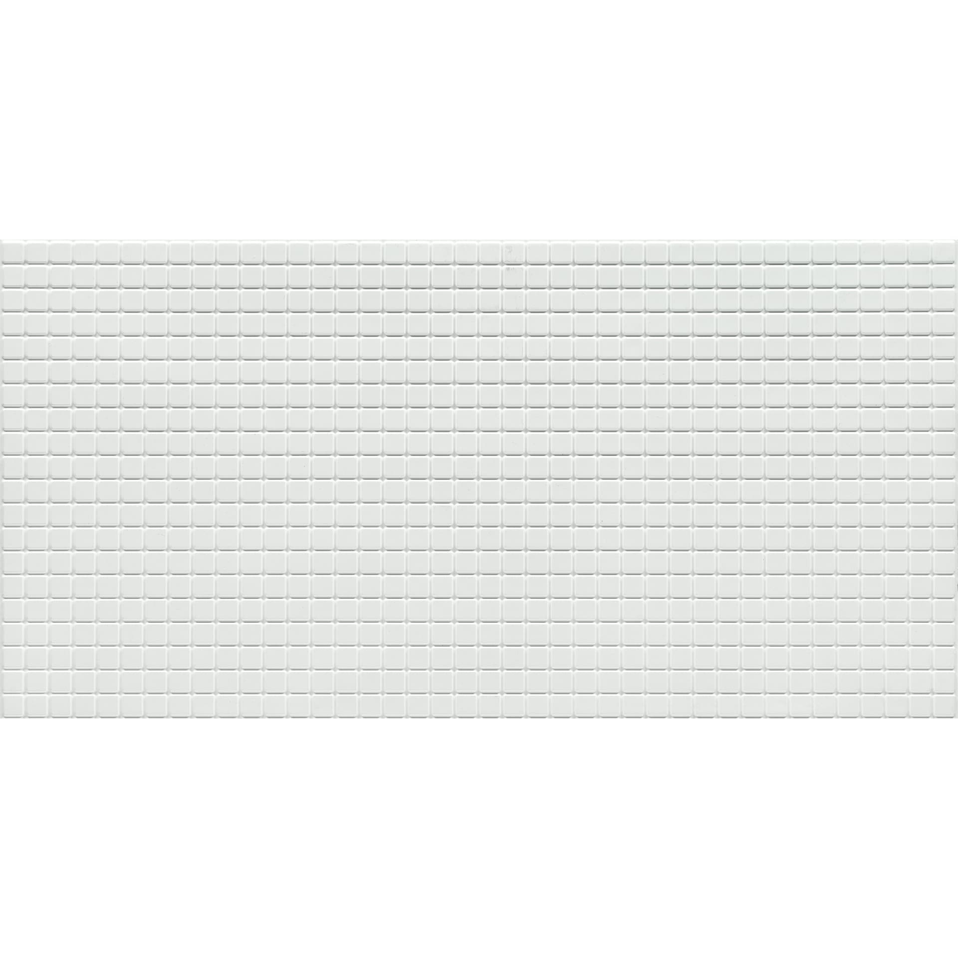 Панель ПВХ 960х480х3 мм цифровая печать Grace белая мозаика 0,46 кв.м