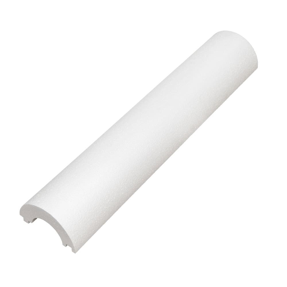 Теплоизоляция для труб Knauf Therm Скорлупа 110х50х1000 мм белая (1 шт.)