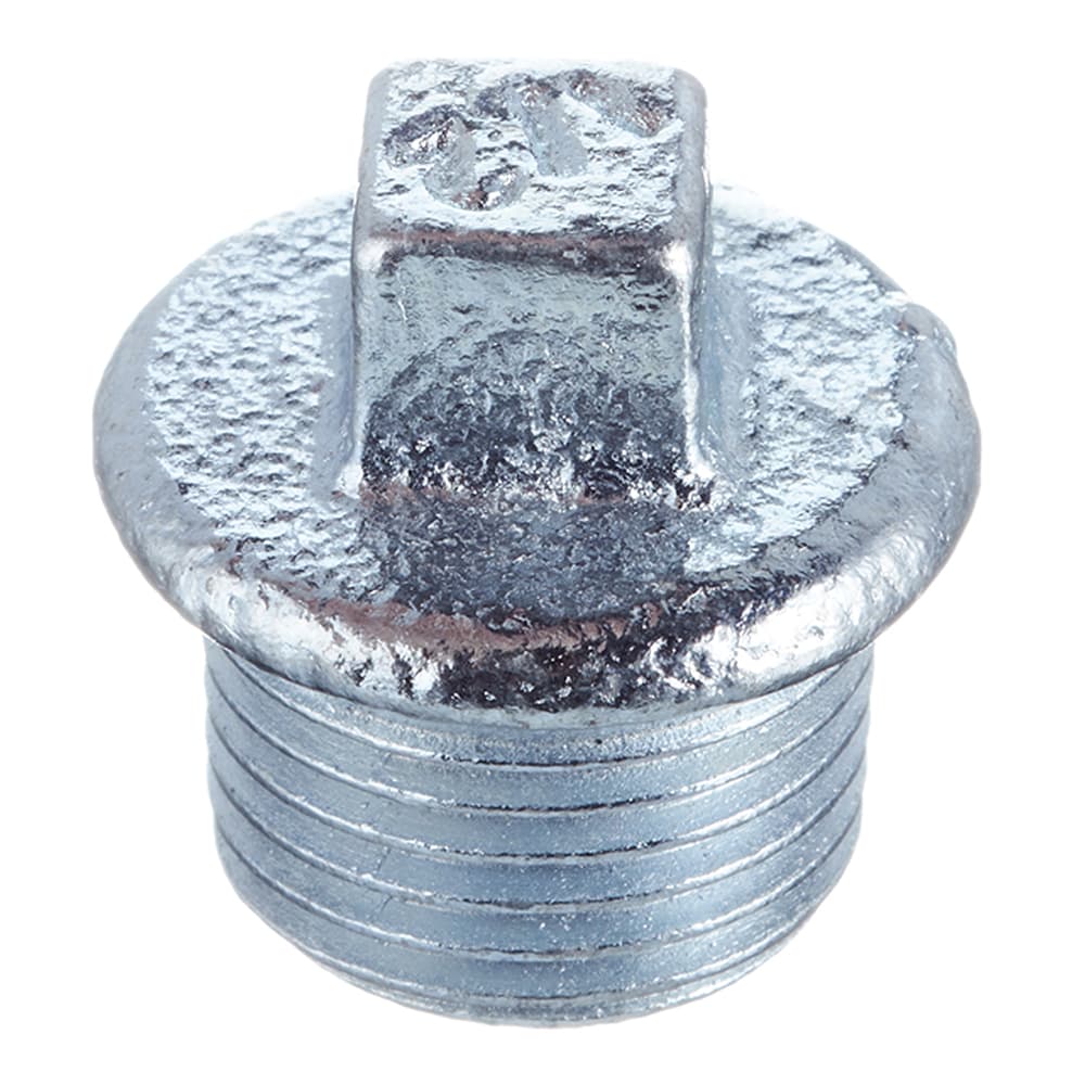Заглушка Gebo Platinum (290-4V) 1/2 НР(ш) чугунная оцинкованная