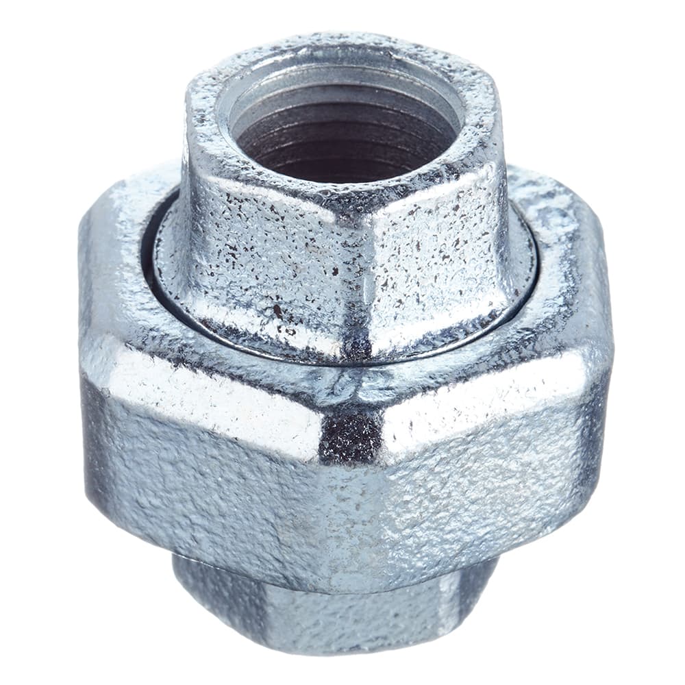 Муфта разъемная Gebo Platinum (330-4V) 1/2 ВР(г) х 1/2 ВР(г) с накидной гайкой чугунная оцинкованная