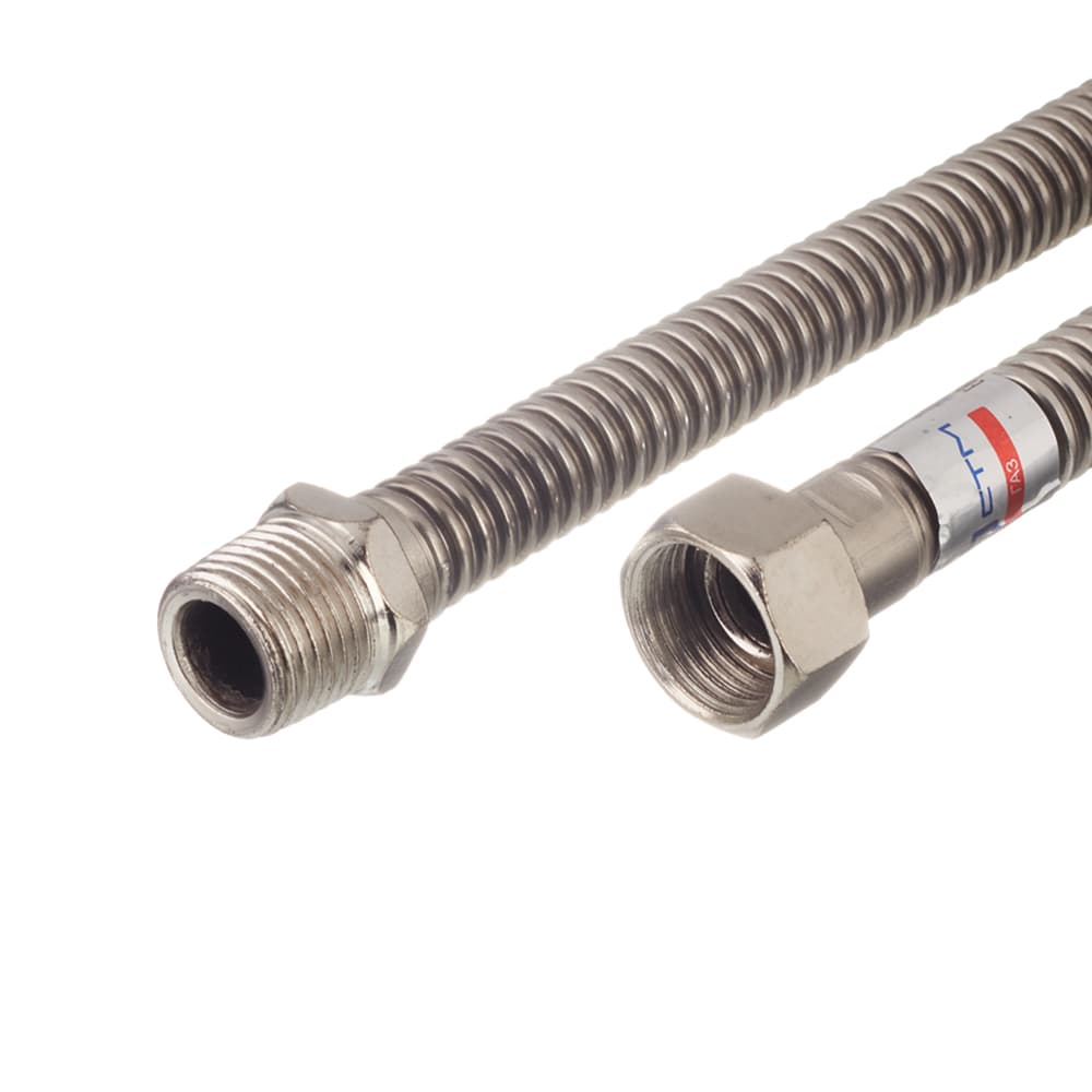 Подводка для газа сильфонная CTM 1/2 ВР(г) х 1/2 НР(ш) 80 см
